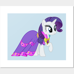 My Little Pony Wall Art - Rarity's Discord Dinner Party dress by CloudyGlow